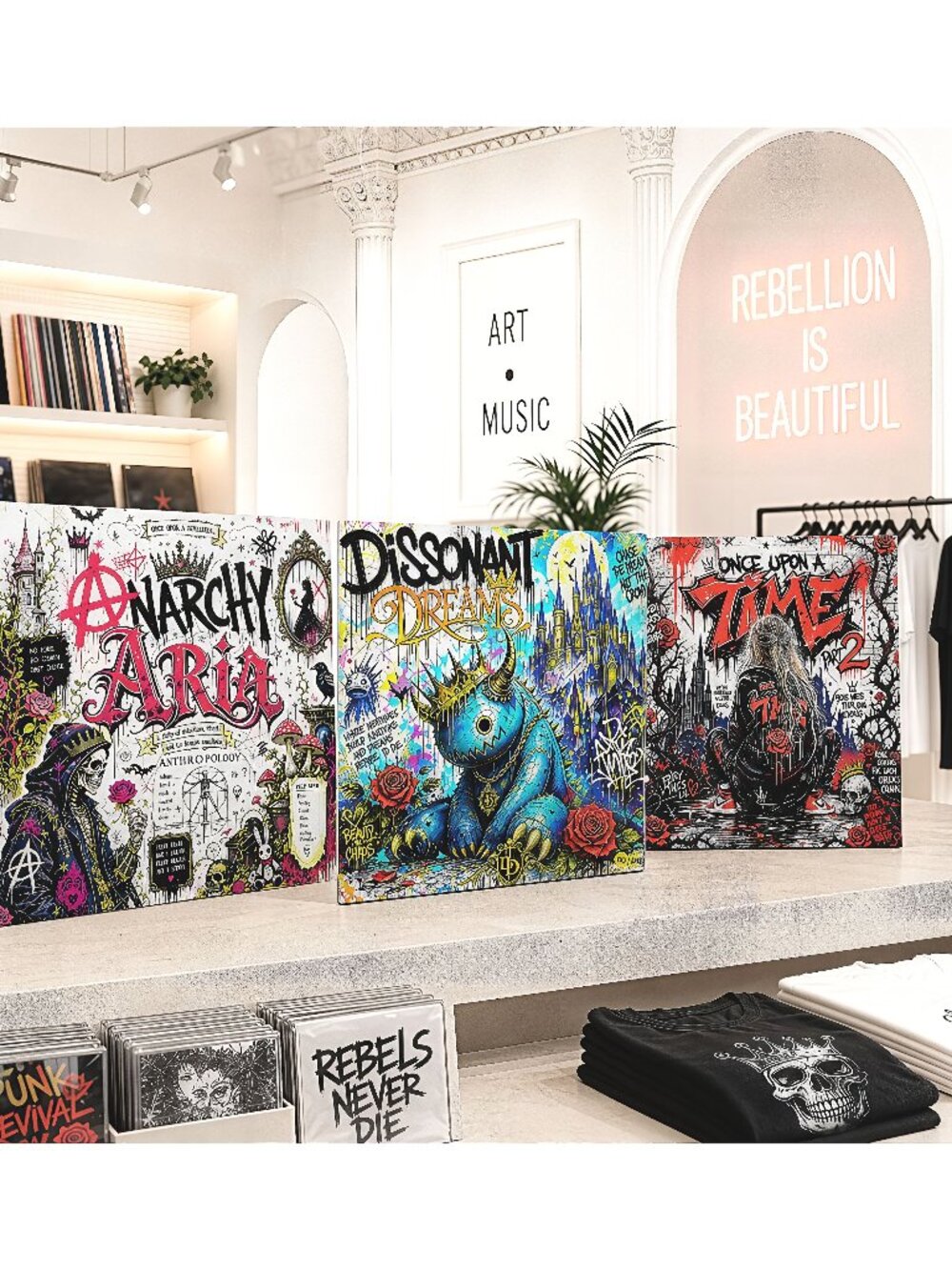 51 Original Streetwear Fantasy Album Cover Art 300 DPI USB Flash Drive